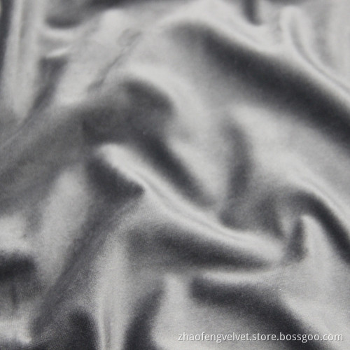 Holland Velvet Knitting Polyester Velvet Upholstery Fabric